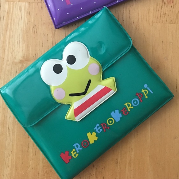 Sanrio Bags Keroppi Vinyl Wallet Snap 1995 Poshmark